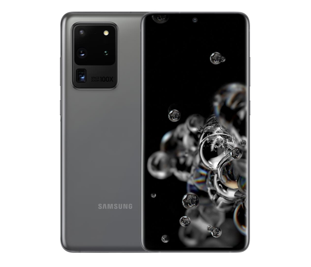 Samsung Galaxy S20 Ultra G988F Grey + Clear View Cover - 544336 - zdjęcie 2